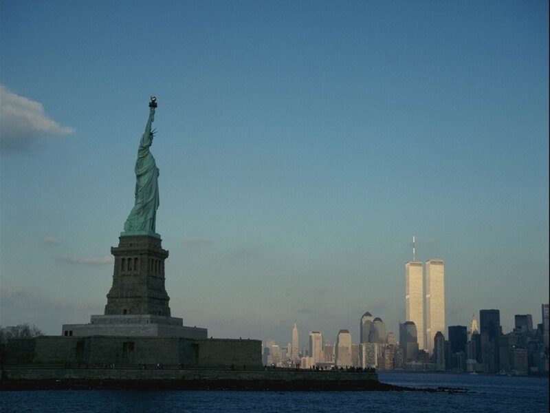 Statue of Liberty — Blue, Serene, Afternoon, Photograph