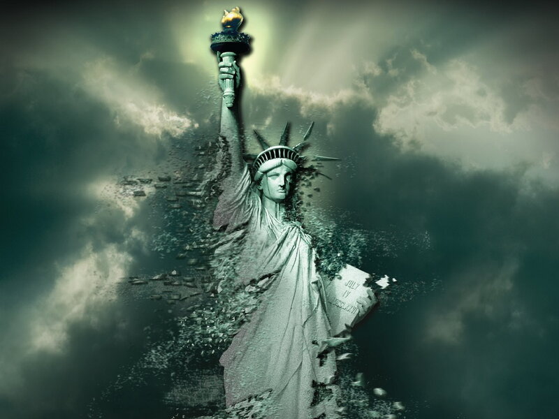 Statue of Liberty disintegrating