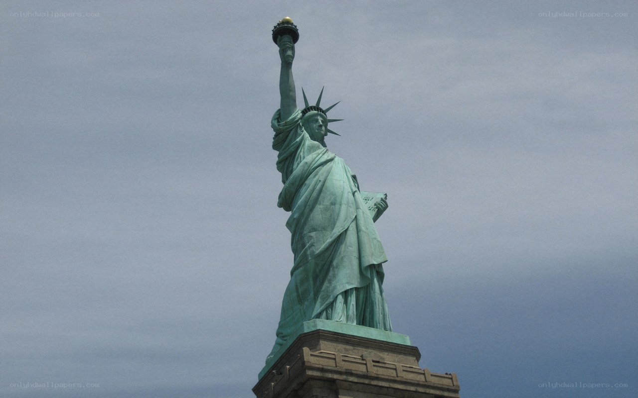 Statue of Liberty from below