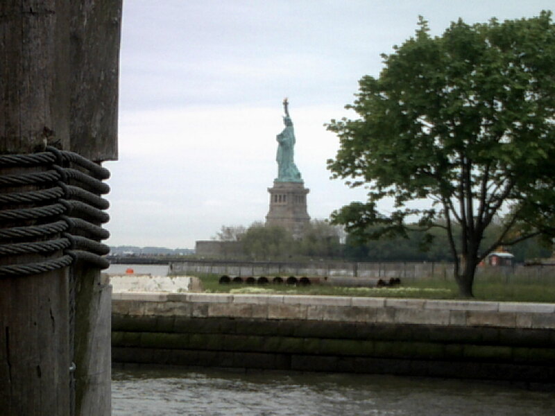 Statue of Liberty — Green, Overcast