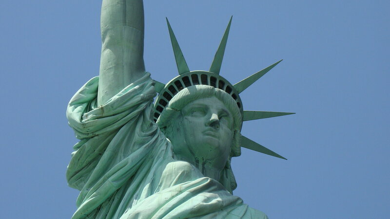 Statue of Liberty Head — Green