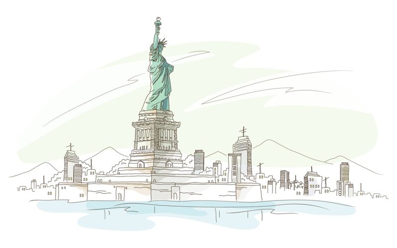 Statue of Liberty illustration