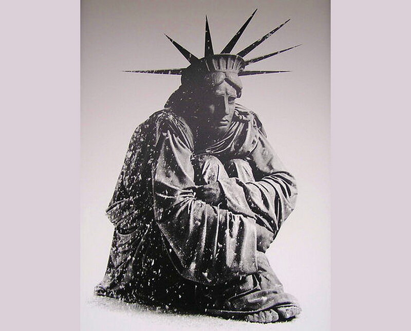 Statue of Liberty in Snow