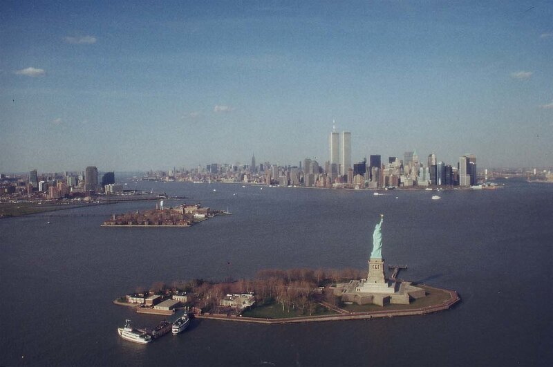 Statue of Liberty Island — Blue