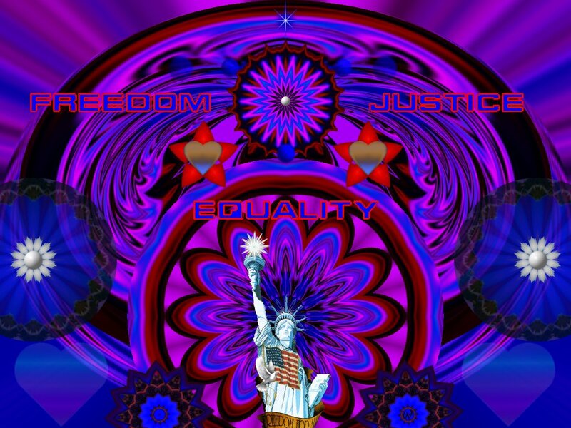 Statue of Liberty — Purple