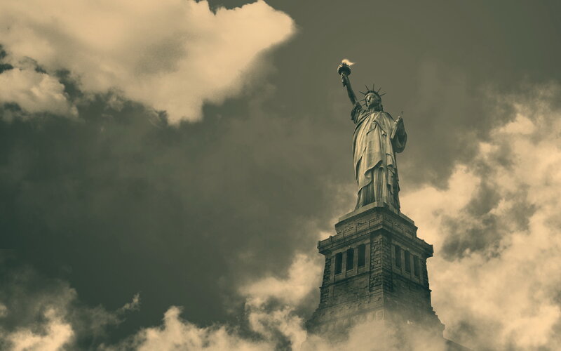 Statue of Liberty — Sepia