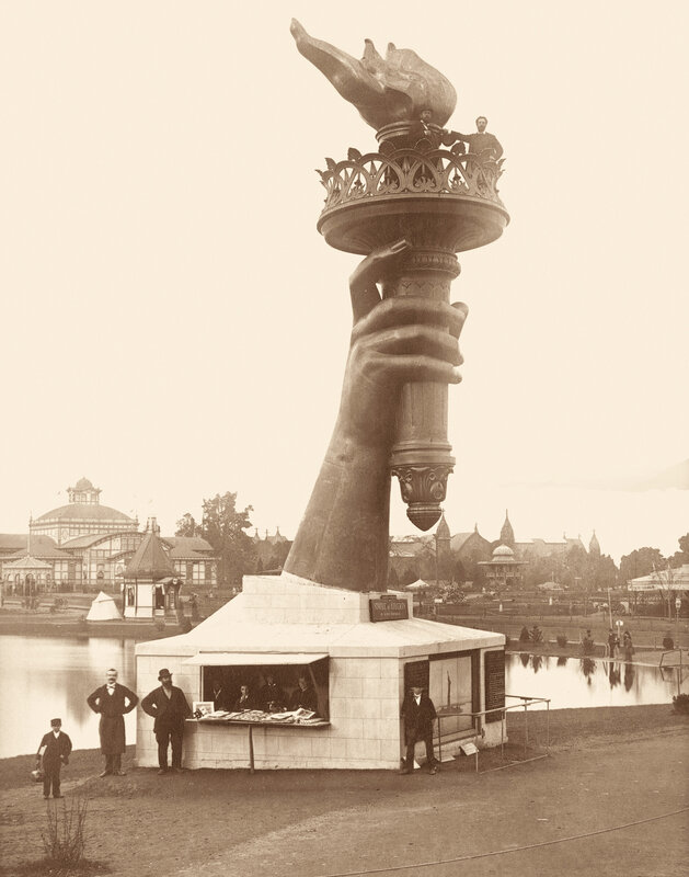 Statue of Liberty torch display