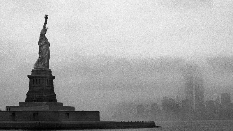 Statue of Liberty with NYC skyline