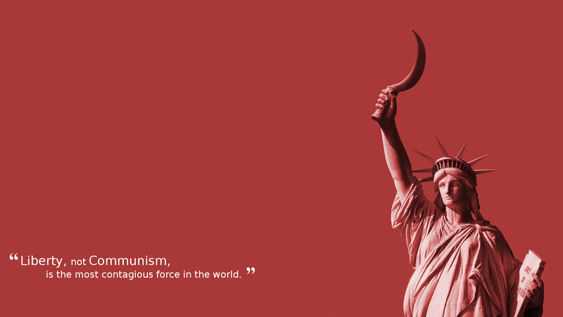 Statue of Liberty with quote