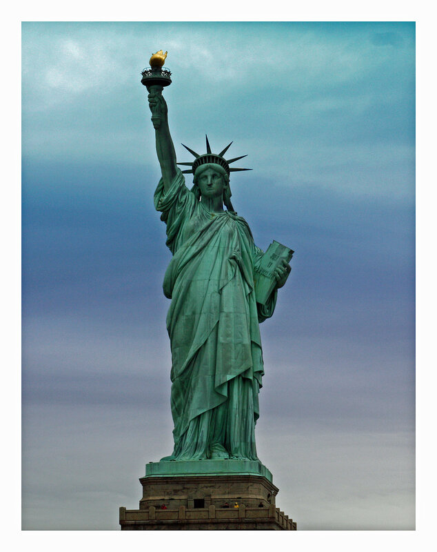 Statue of Liberty with torch