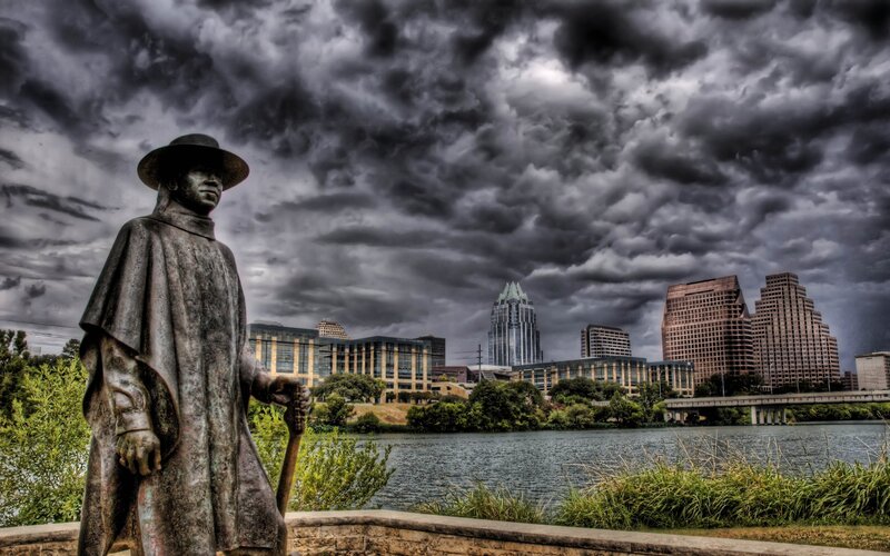 Statue of Man with Hat