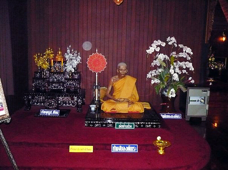 Statue of Monk in Meditation