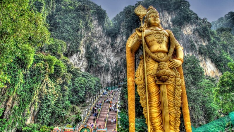 Statue of Murugan at Batu Caves