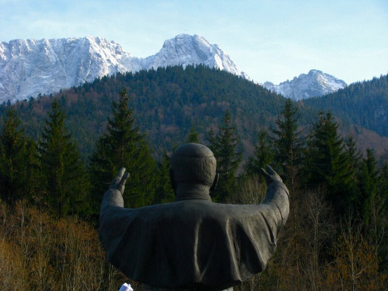 Statue of Pope John Paul Ii
