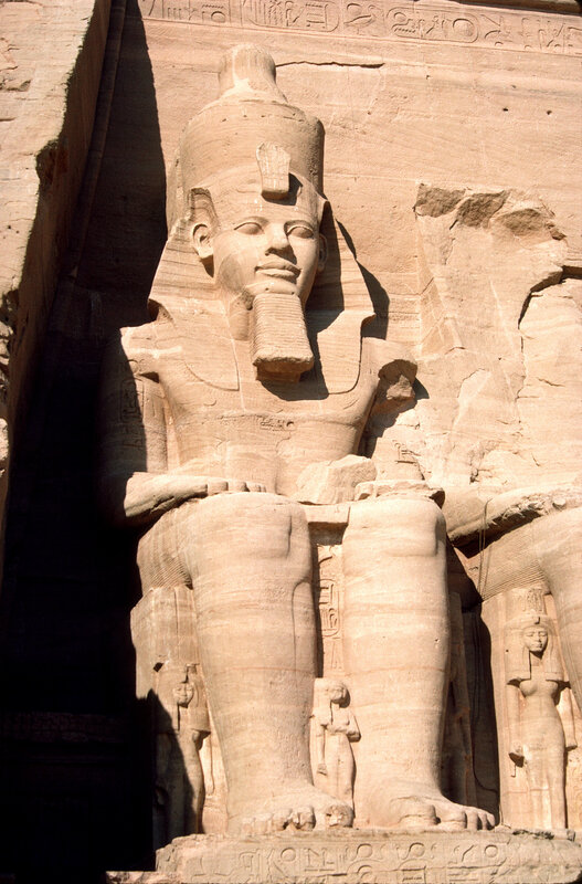 Statue of Ramses II at Abu Simbel