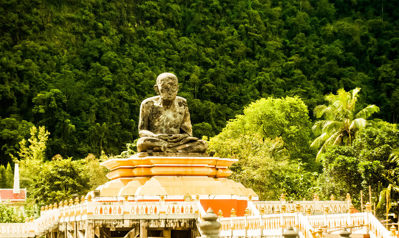 Statue of Seated Monk