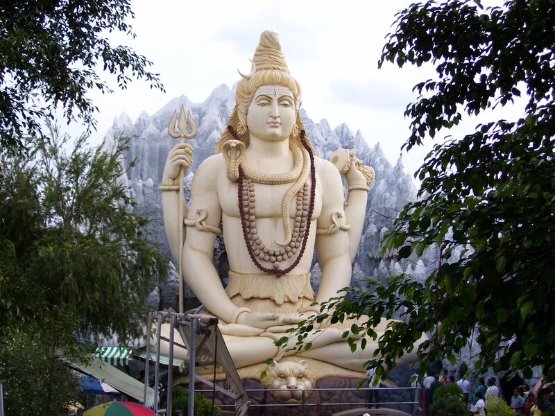 Statue of Shiva — White