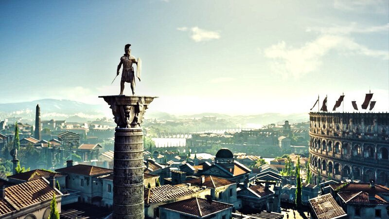 Statue of Soldier on Column