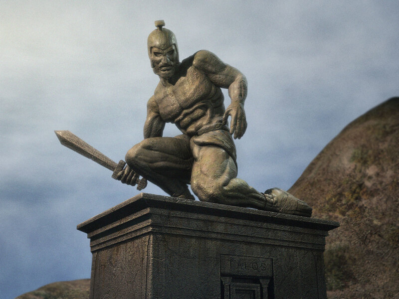 statue of talos the giant