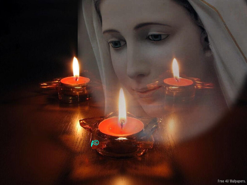 Statue of Virgin Mary — Brown