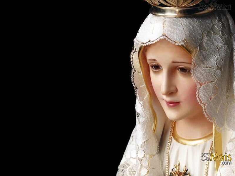 Statue of Virgin Mary — White, Serene