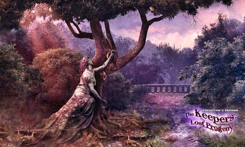 Statue of Woman in Forest