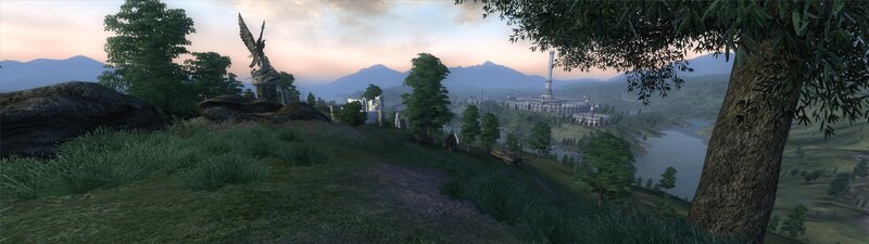 Statue on a Hillside
