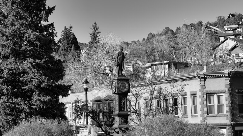 Statue on Clock Tower