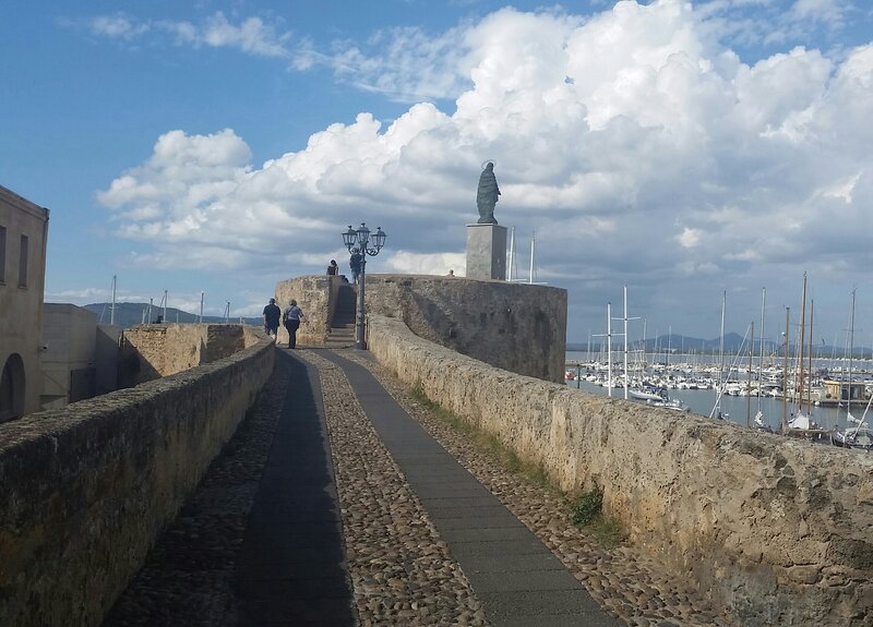Statue on Harbor Wall