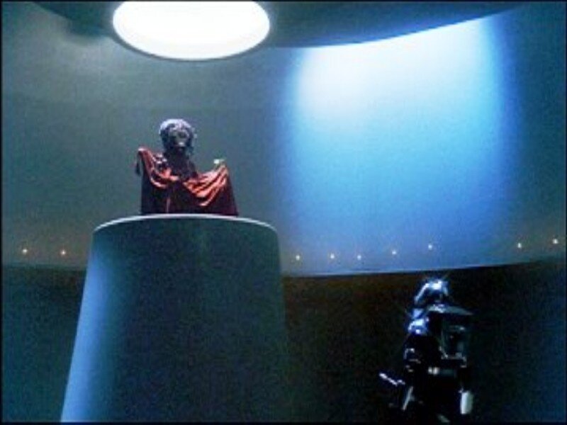 Statue on Pedestal — Blue