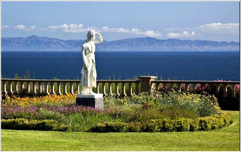 Statue overlooking the sea