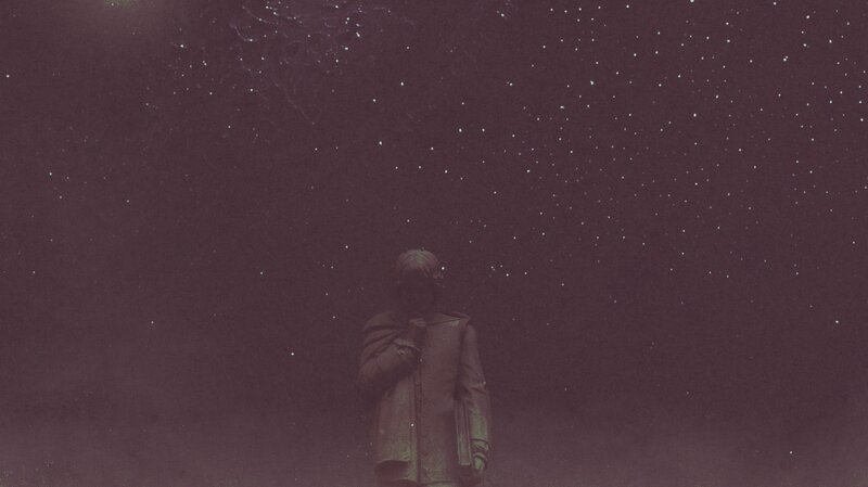 Statue under Stars