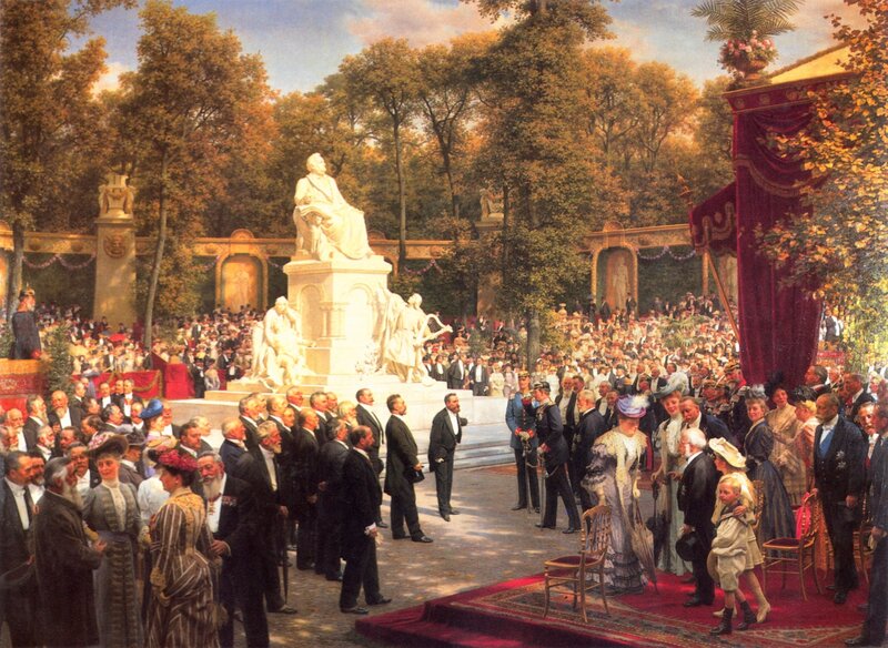 Statue unveiling ceremony