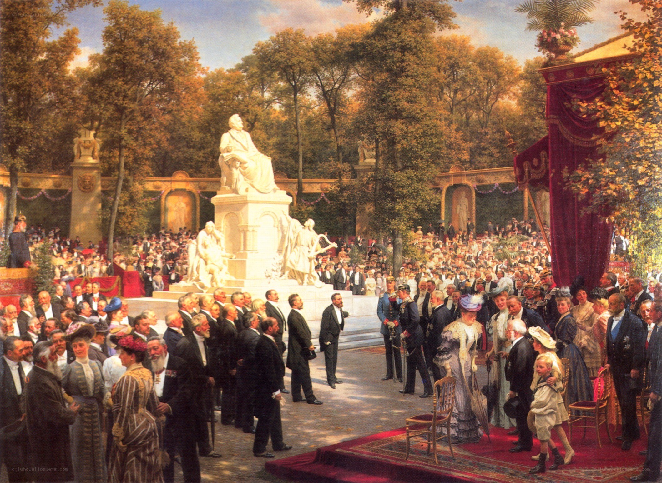 Statue unveiling ceremony