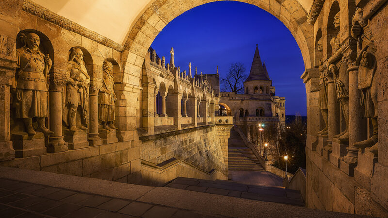 Statues at Buda Castle