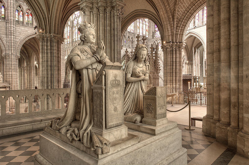 Statues in a cathedral