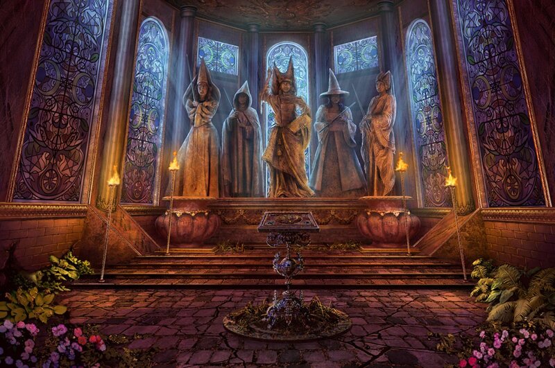 Statues in a Chapel