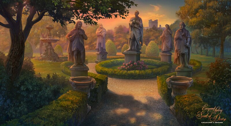 Statues in a Garden