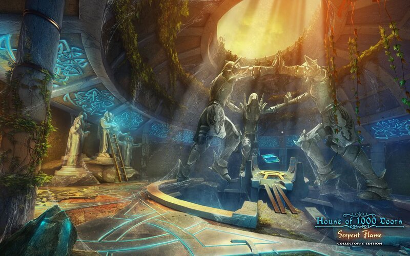 Statues in Ancient Chamber