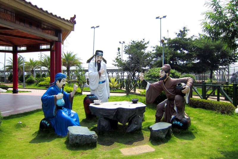 Statues of Three Men