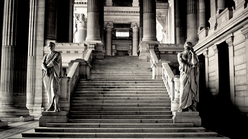 Statues on Grand Staircase