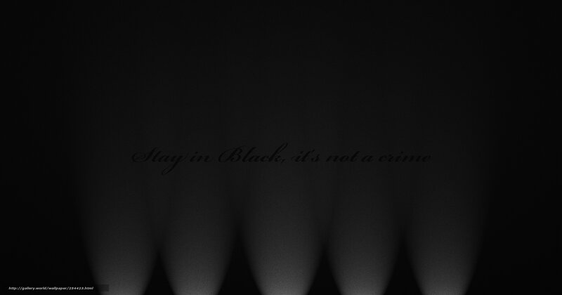 Stay in Black wallpaper