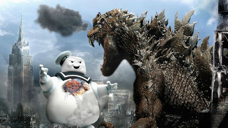 Stay Puft Marshmallow Man — Gray, Dramatic