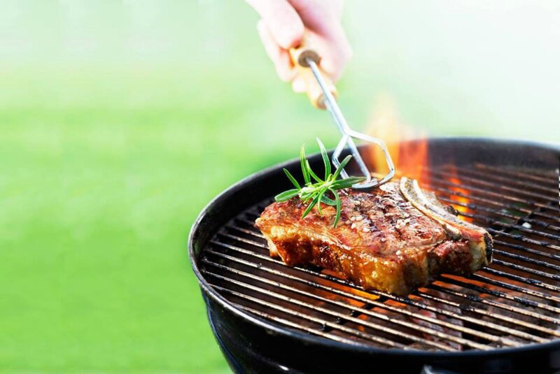 Steak on Grill