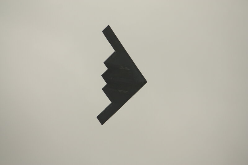 Stealth Bomber Aircraft — Black, Neutral