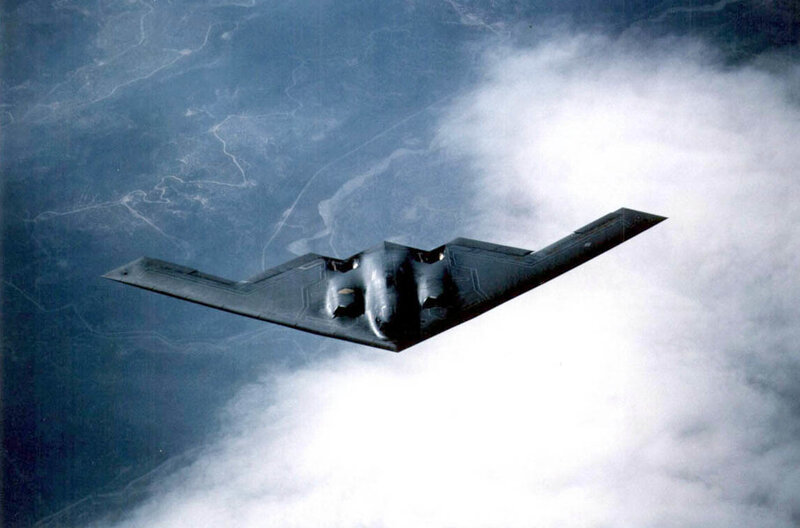 Stealth Bomber Aircraft — Gray