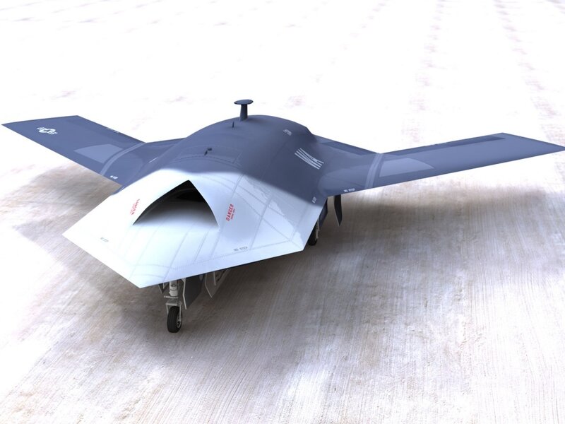 stealth drone aircraft