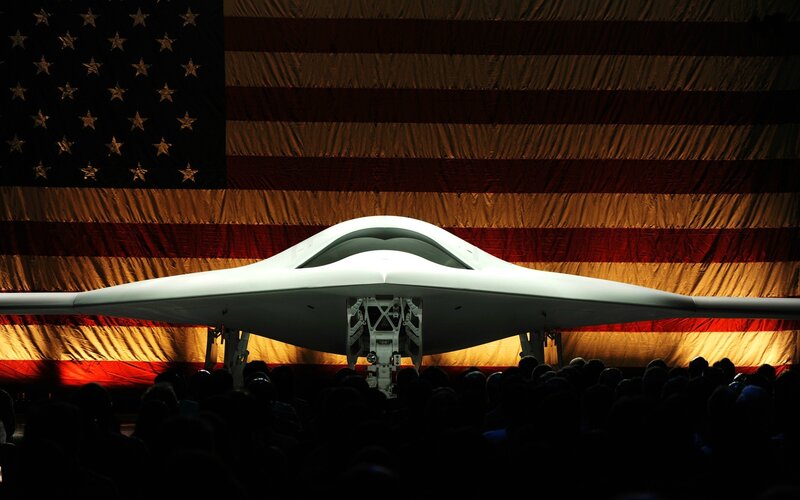 Stealth Drone Aircraft — White