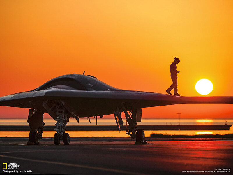 Stealth Drone on Tarmac