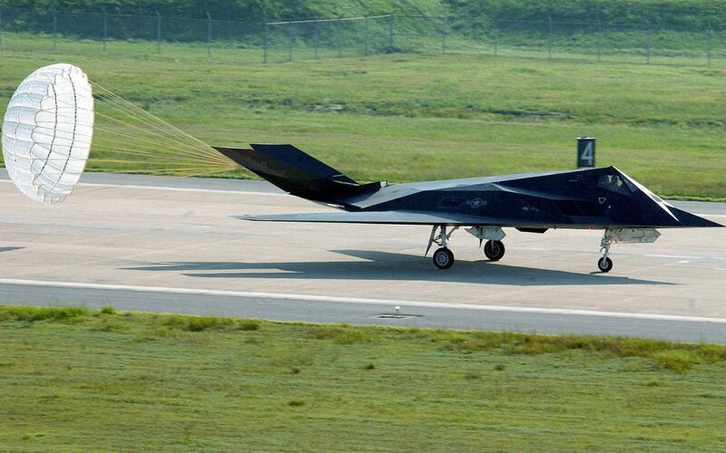 Stealth Fighter Jet — Black, Calm